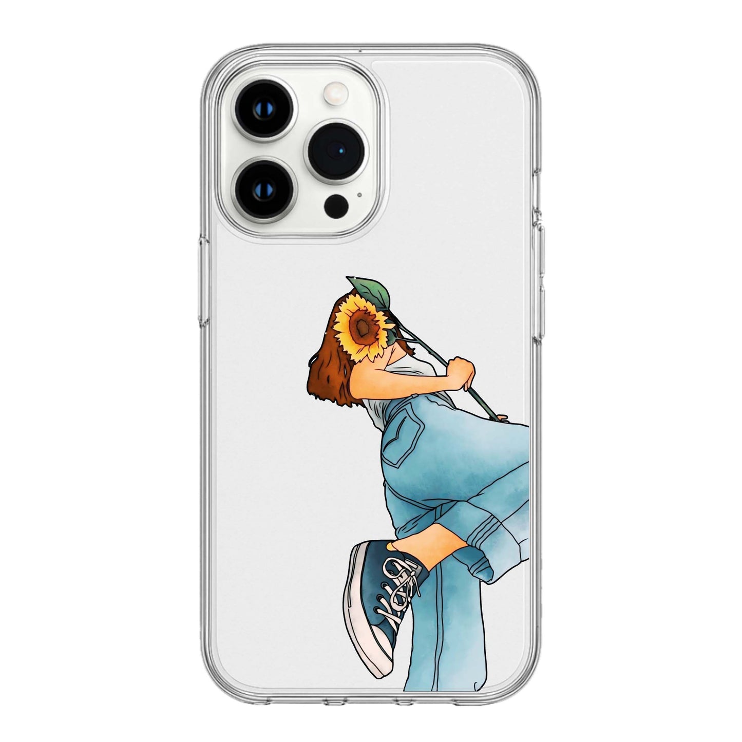 Sunflower Soul Clear Phone Case