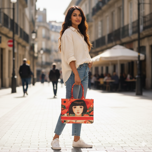 The Scarlet Poppy Bob Tote Bag