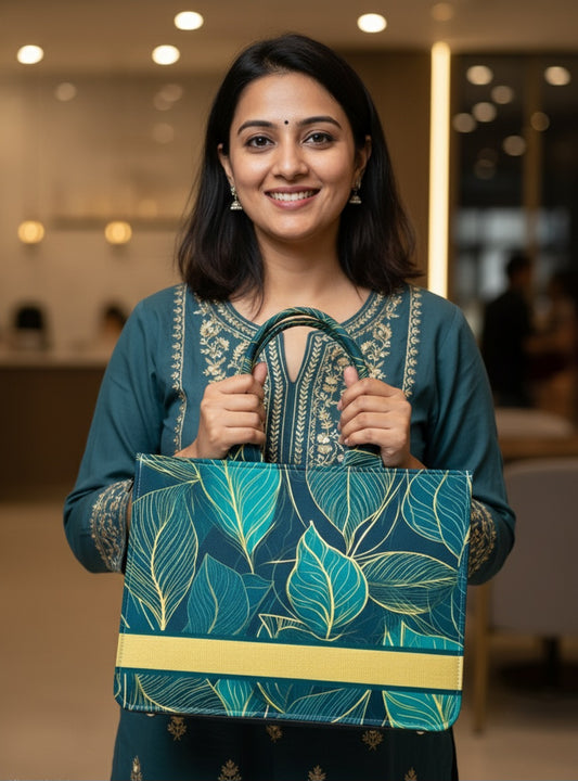 The Psychedelic Bloom Tote Bag