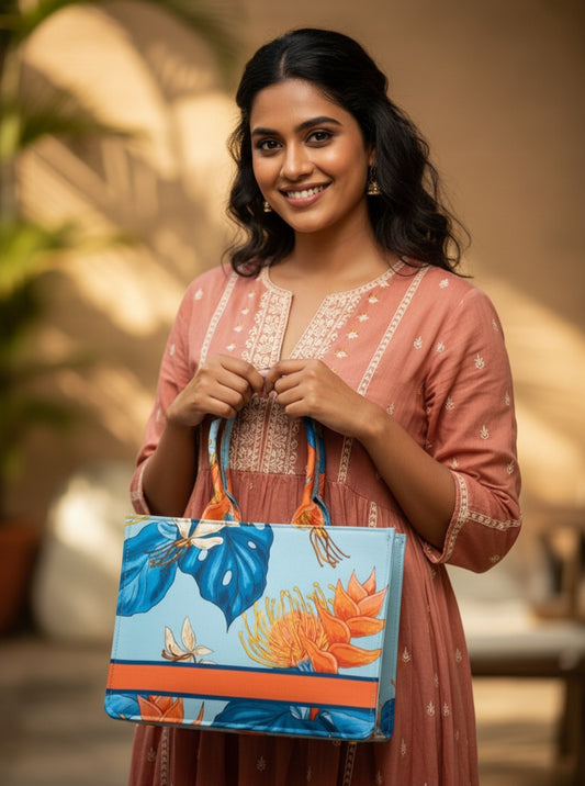 The Tropicana Sunrise Tote Bag