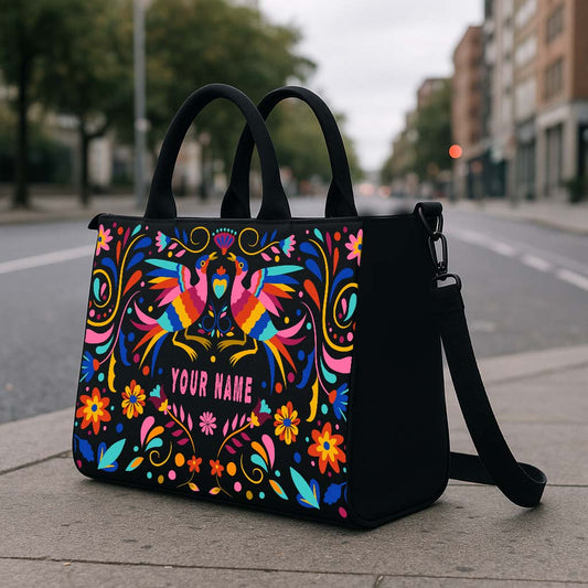 Birds of Éclat Hobo Tote Bag