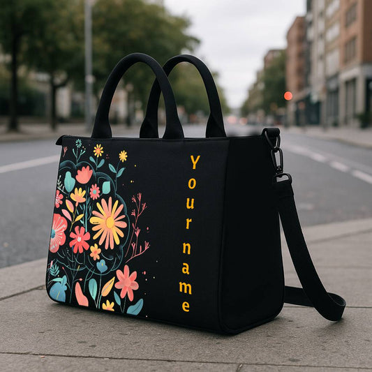 Whispering Petals Hobo Tote Bag