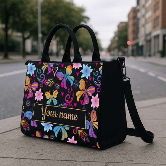 Butterfly Waltz Hobo Tote Bag