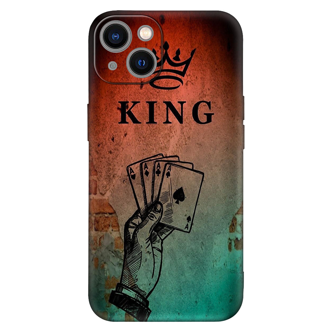 Royal Flush: King of Aces Phone Case