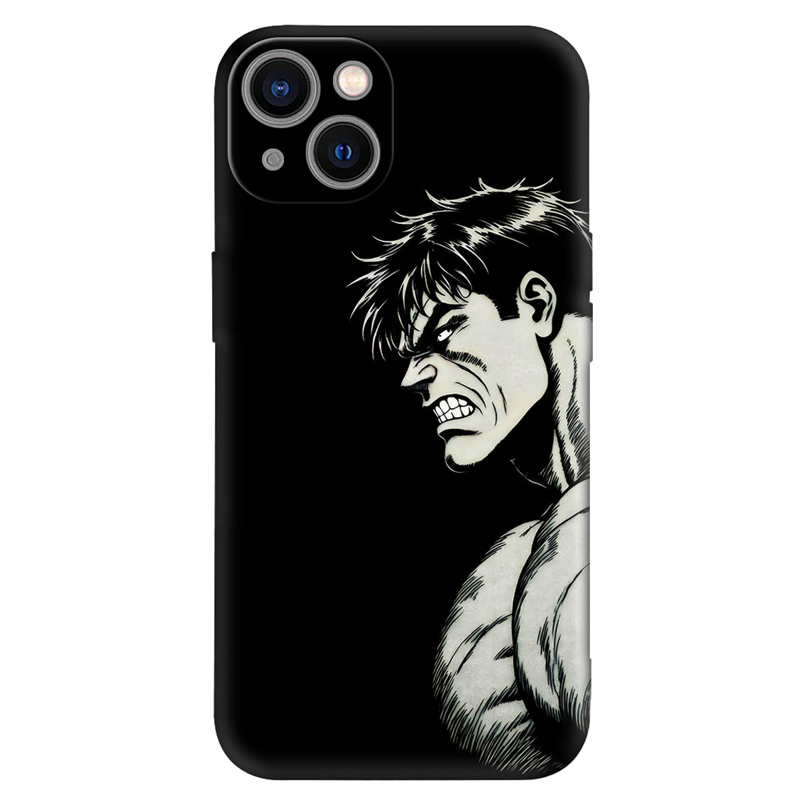 Rage Mode Comic Hero Mobile Case – Monochrome Edition