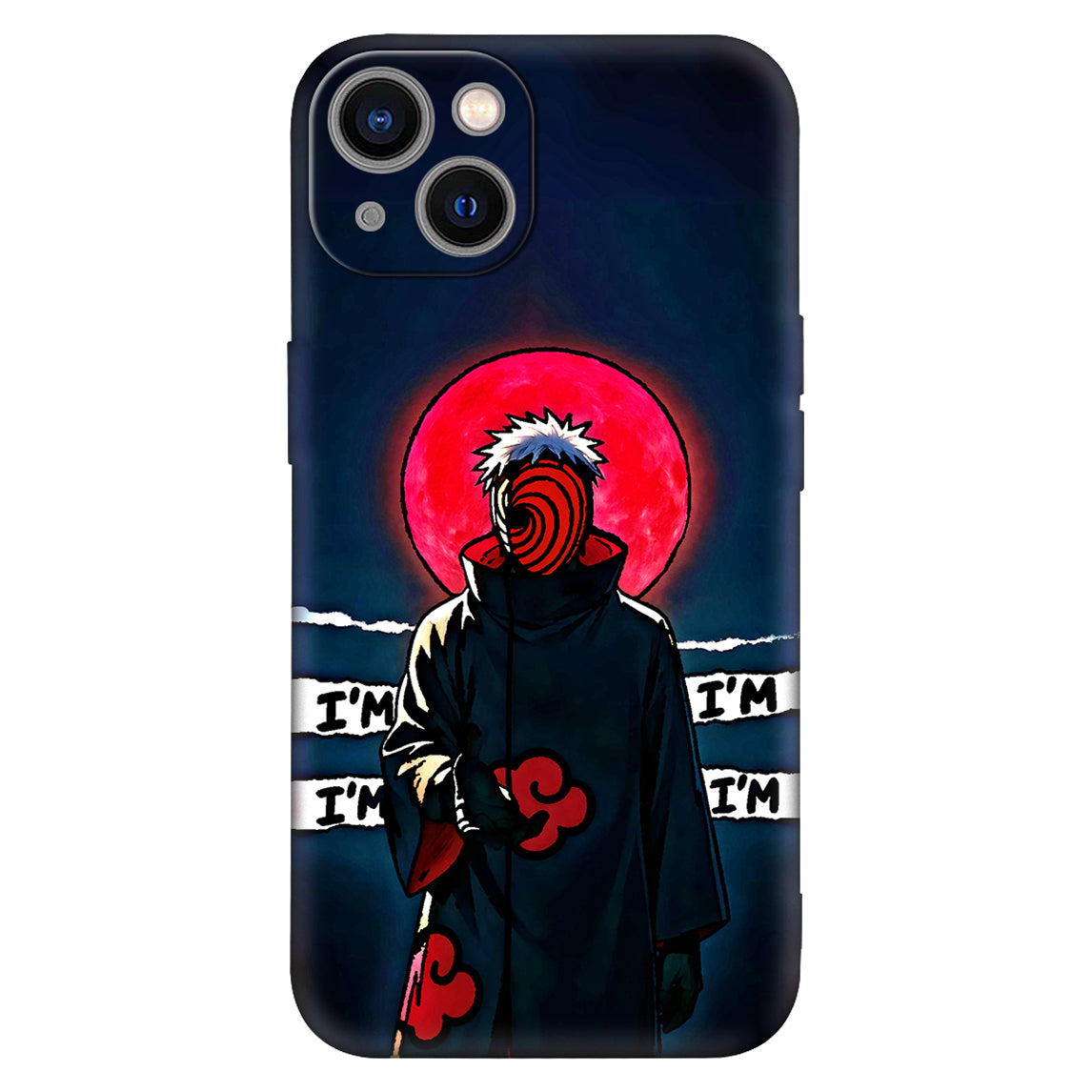 "Akatsuki's Red Moon Obito Phone Case