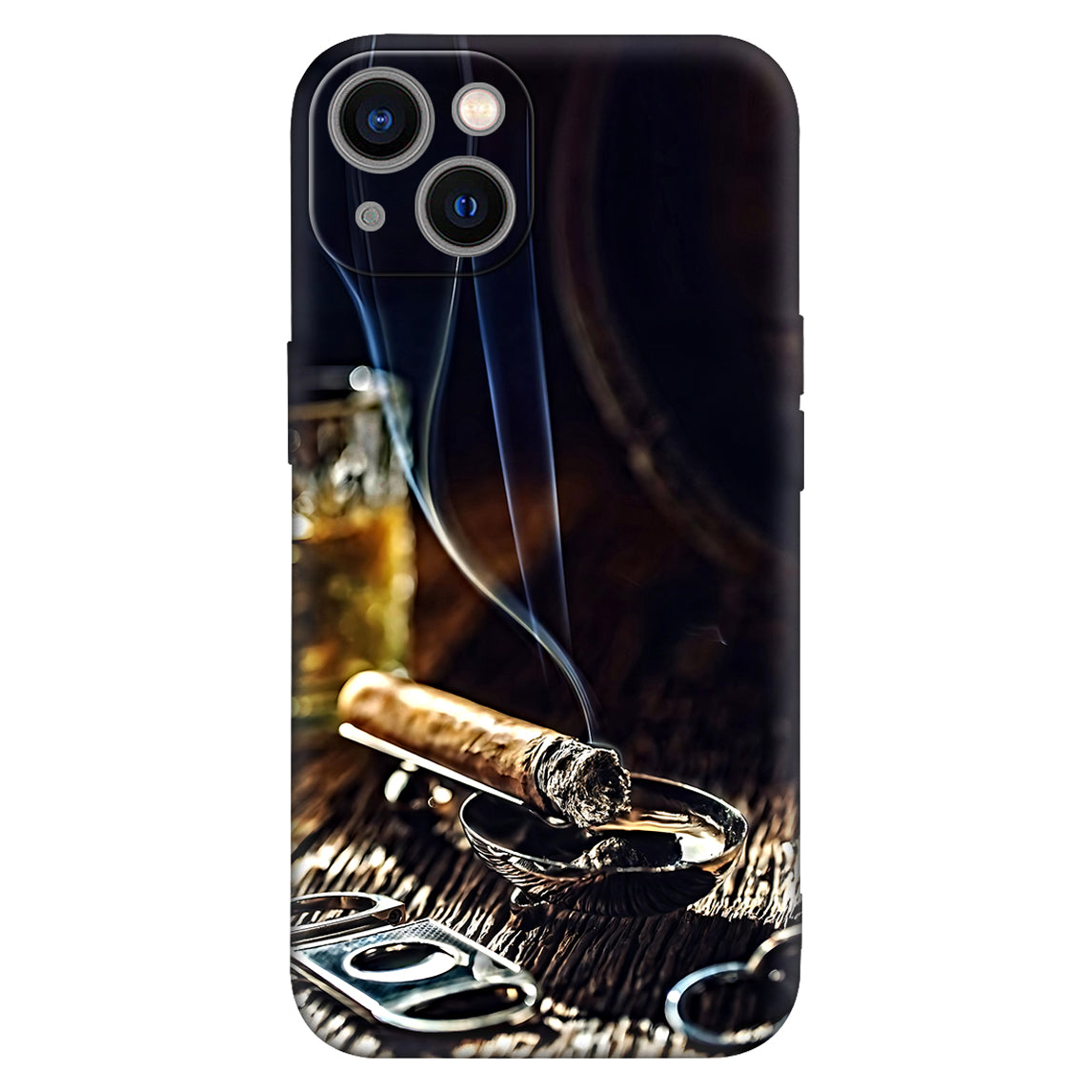 Smoked Luxury β Cigar & Whiskey Vibes Phone Case