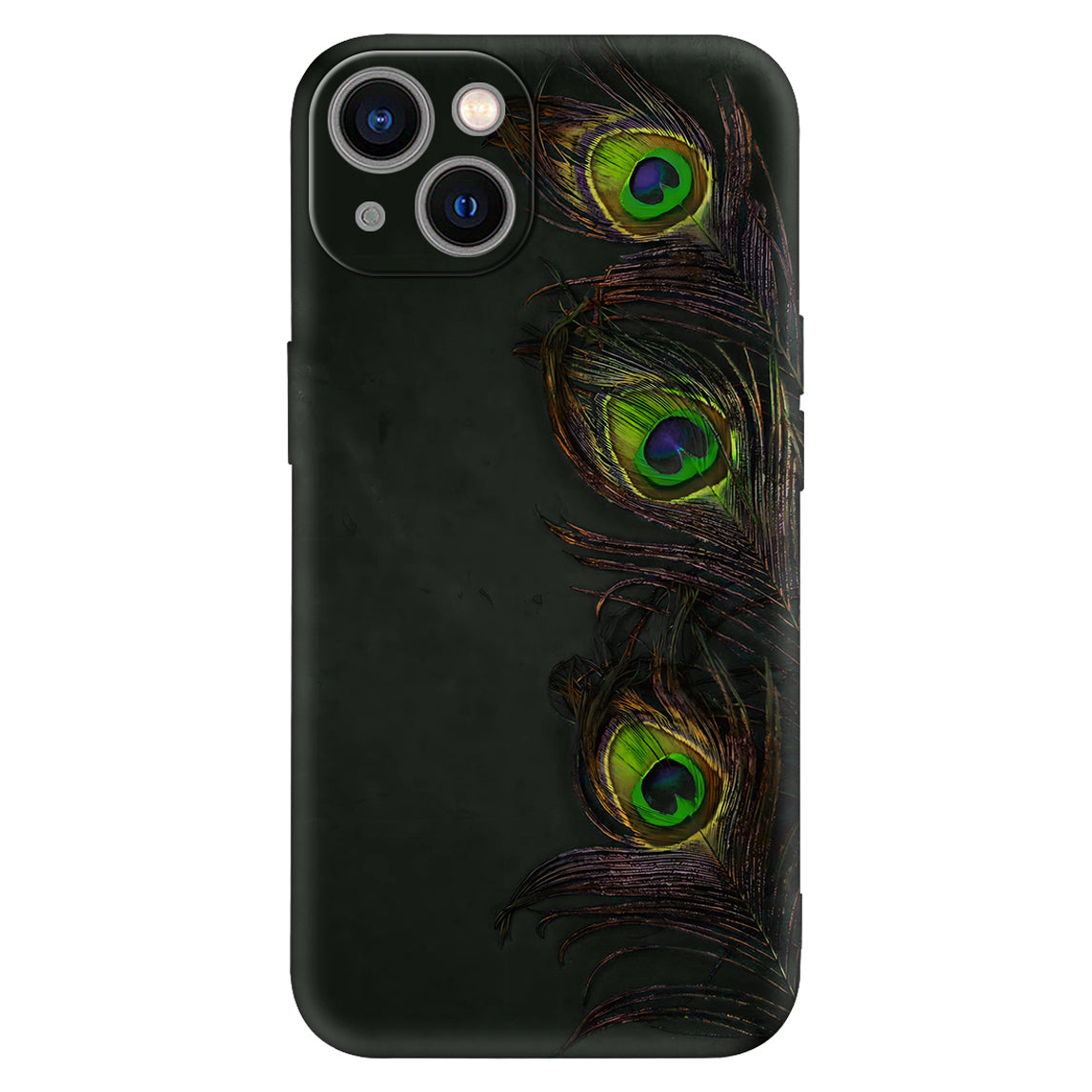 Personalized Peacock Feather Phone Case