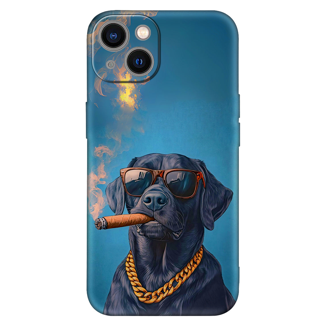 Boss Pup – Luxe Black Dog Phone Case