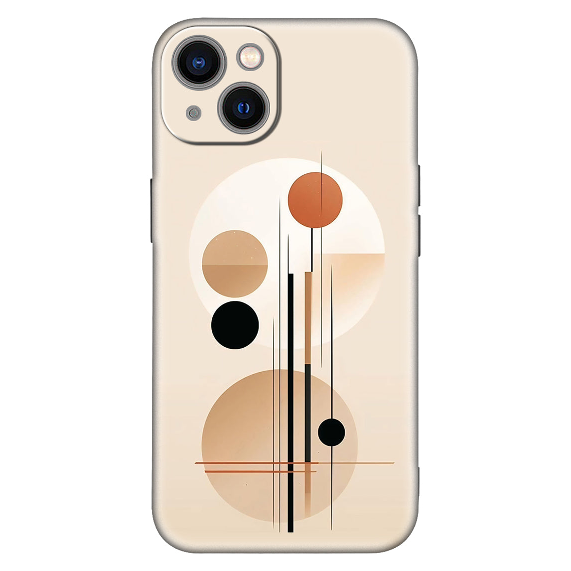 Abstract Circle Phone Case – Modern Art Vibes Edition