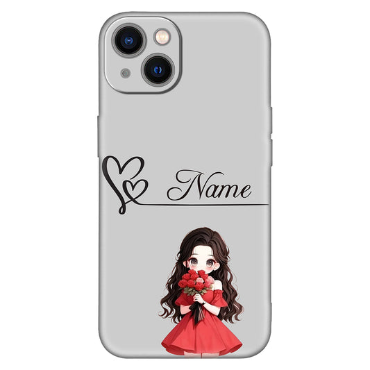 Cute Anime Girl Illustration Phone Case – Stylish & Protective