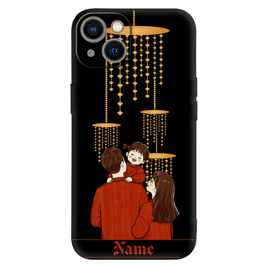Warm Family Love Phone Case – Cozy & Elegant Design