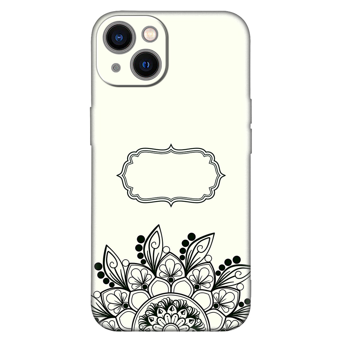 Light Blue Mandala Phone Case – Elegant & Customizable