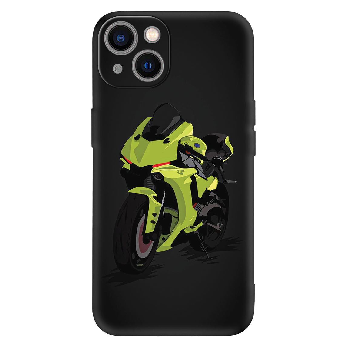 Neon Green Motorcycle Phone Case – Speed Racer Edition