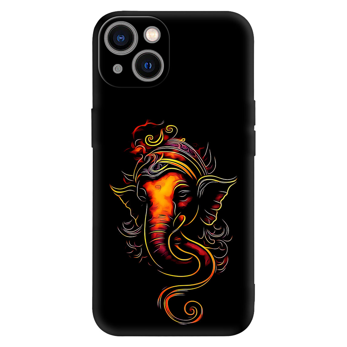 Divine Glow: Lord Ganesha Art iPhone Case