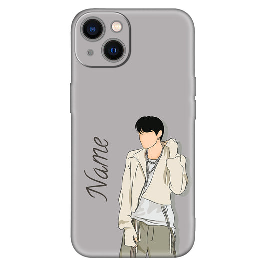 Trendy Minimalist Aesthetic Phone Case – K-Pop Inspired Design