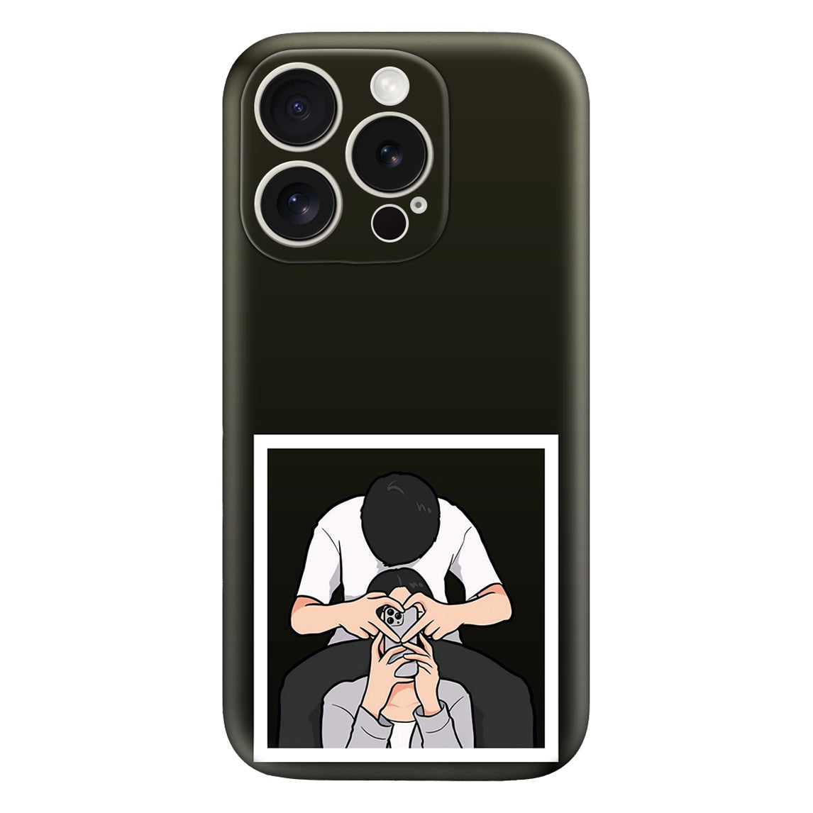 Aesthetic Couple Love Phone Case – Minimalist & Trendy