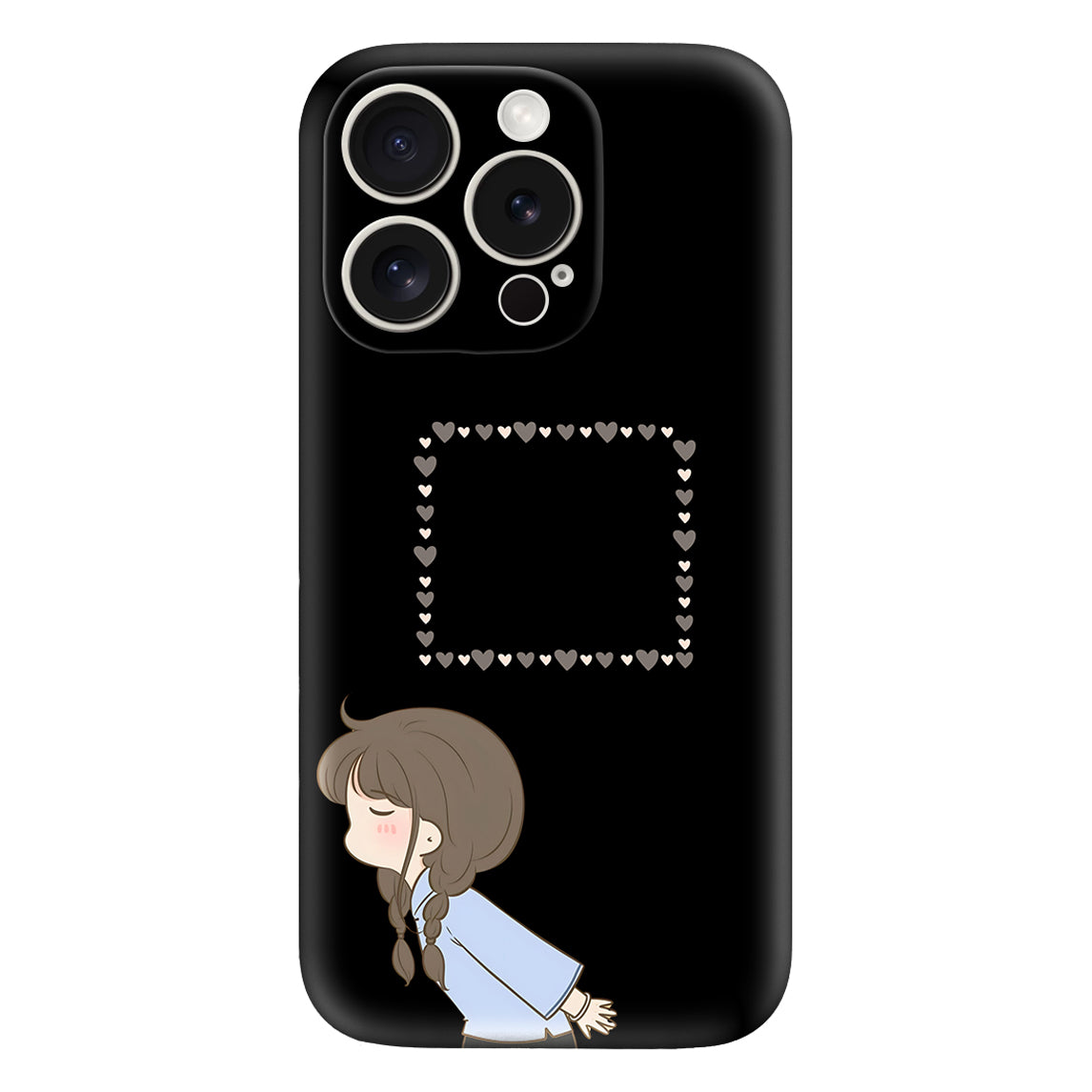 Cute Blushing Girl Phone Case – Adorable & Romantic
