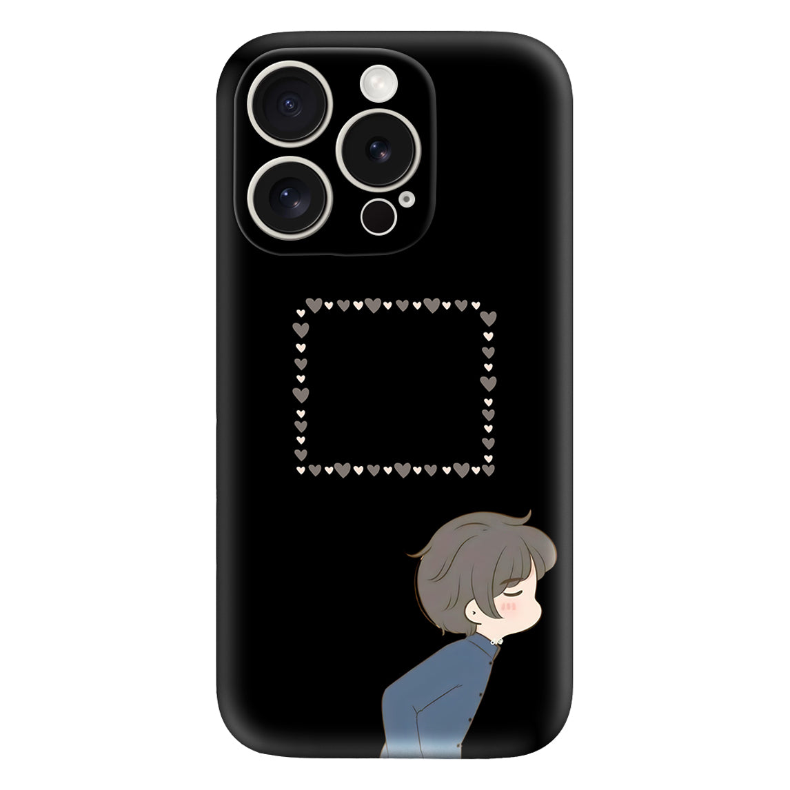 Cute Blushing Boy Phone Case – Adorable & Romantic
