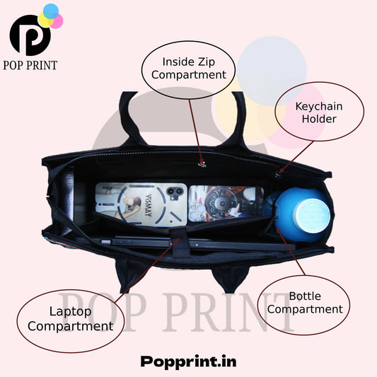 Kaleido Garden Hobo Tote Bag