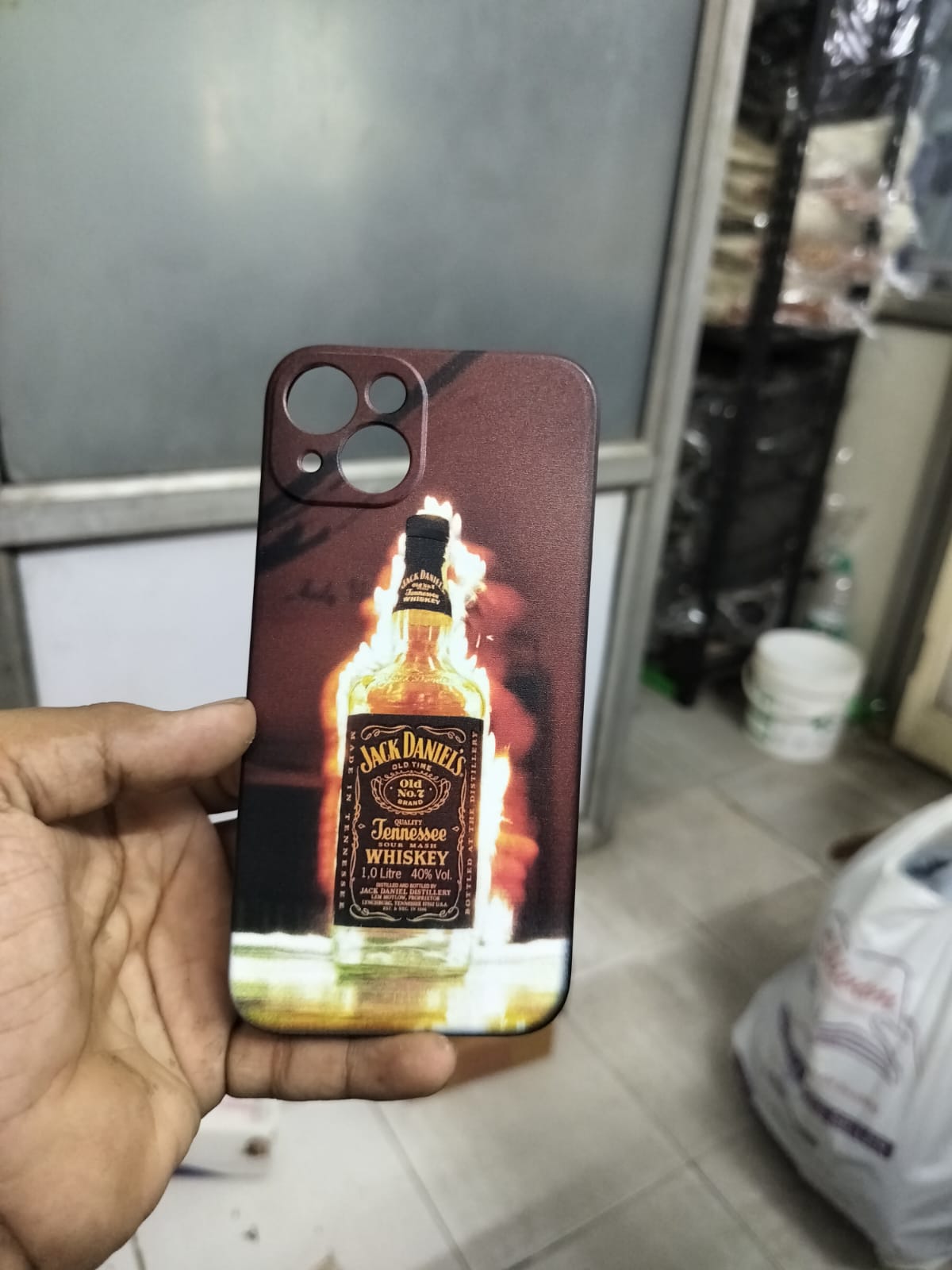 Jack Daniel’s Tennessee Whiskey Phone Case – Fiery Edition