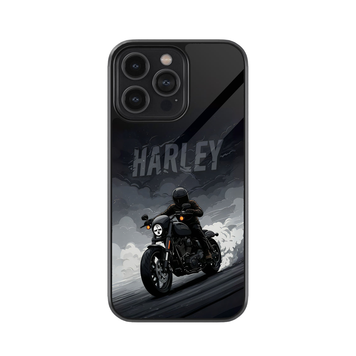 Harley Rider Metal Cover