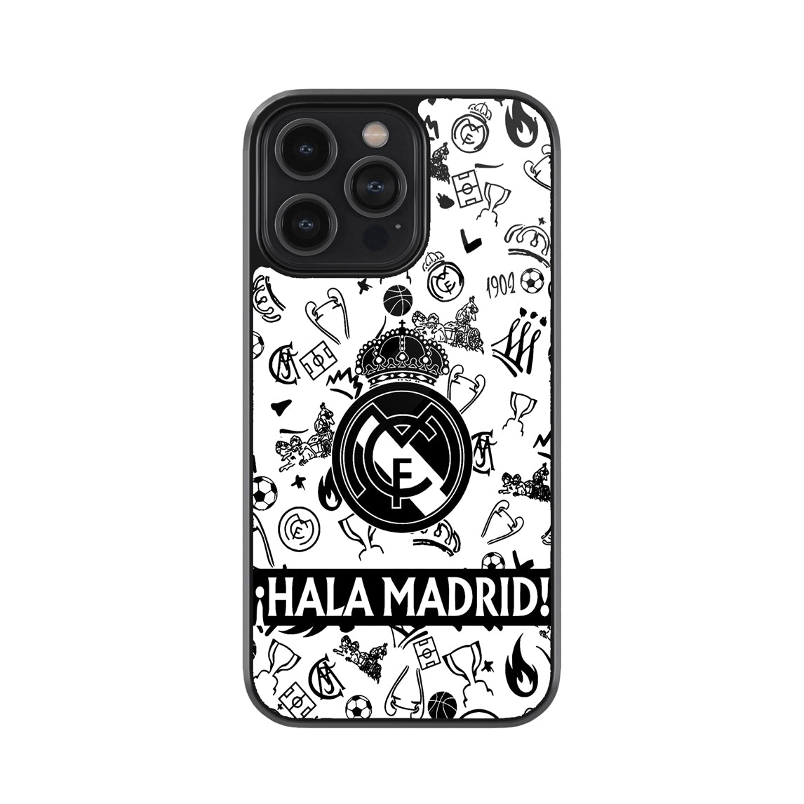 Real Madrid Hala Madrid Metal Mobile Cover