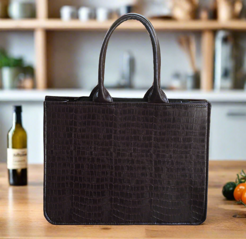 Customised Coffee Croco Tote Bag