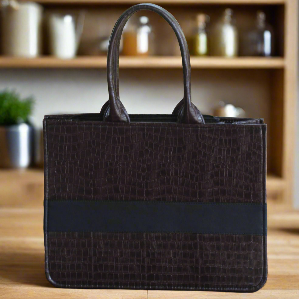 Customised Coffee Croco Tote Bag