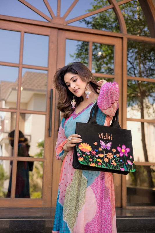 Customized embossed Tote bag