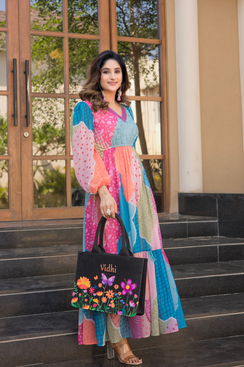 Customized embossed Tote bag