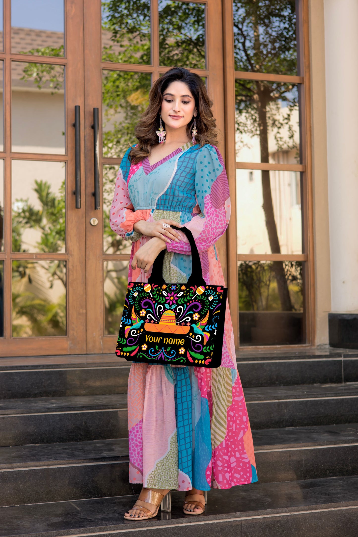 Lively Heritage Embossed Tote Bag