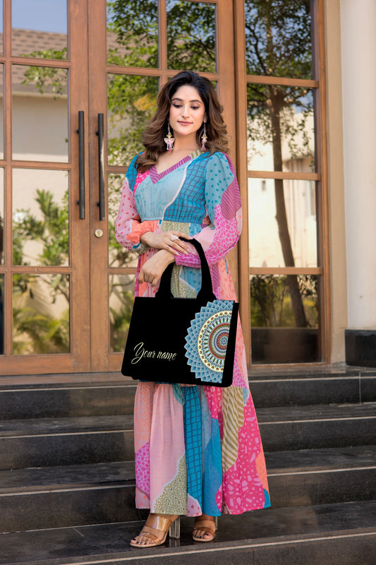 Customized Mandala art Tote Bag