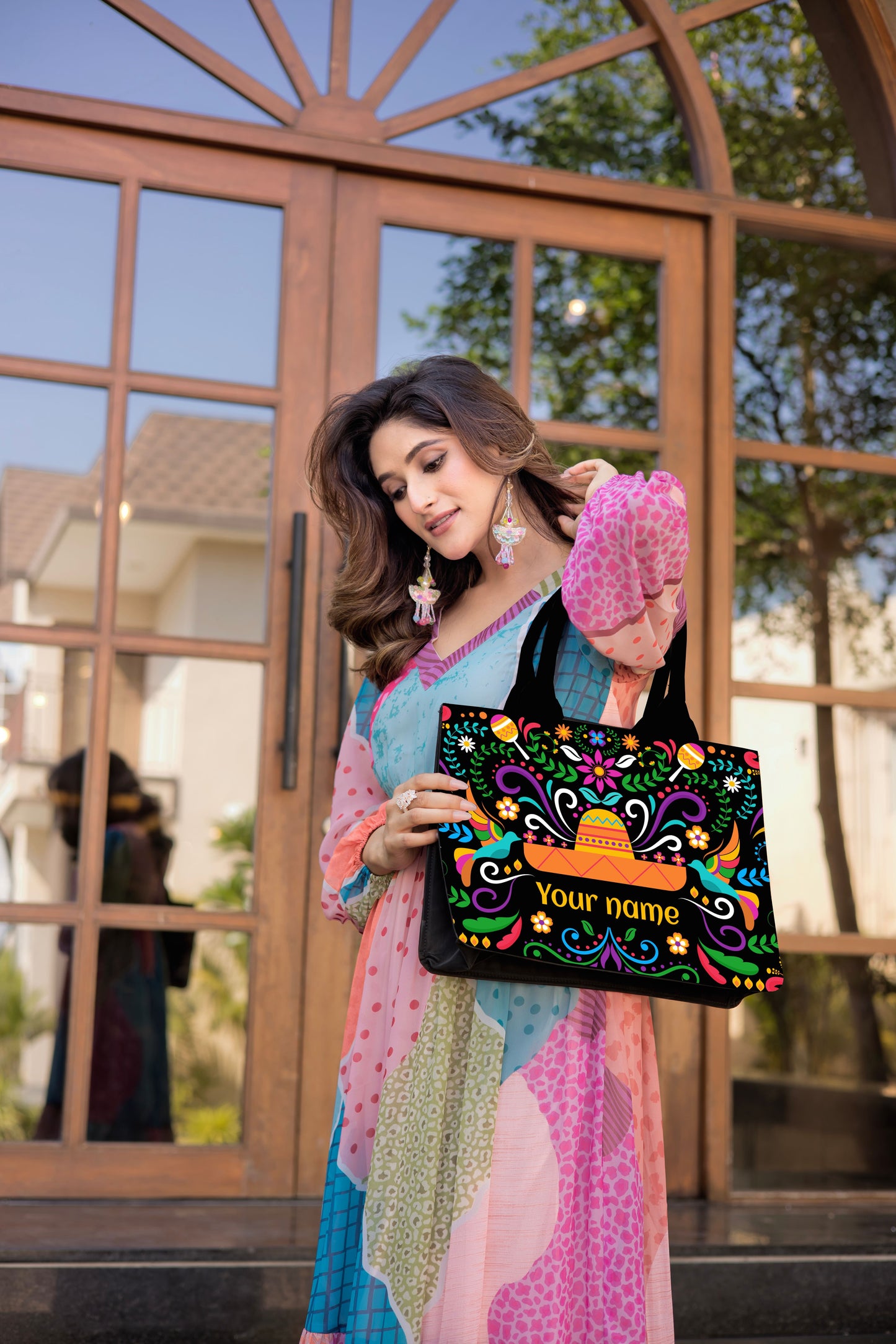 Lively Heritage Embossed Tote Bag