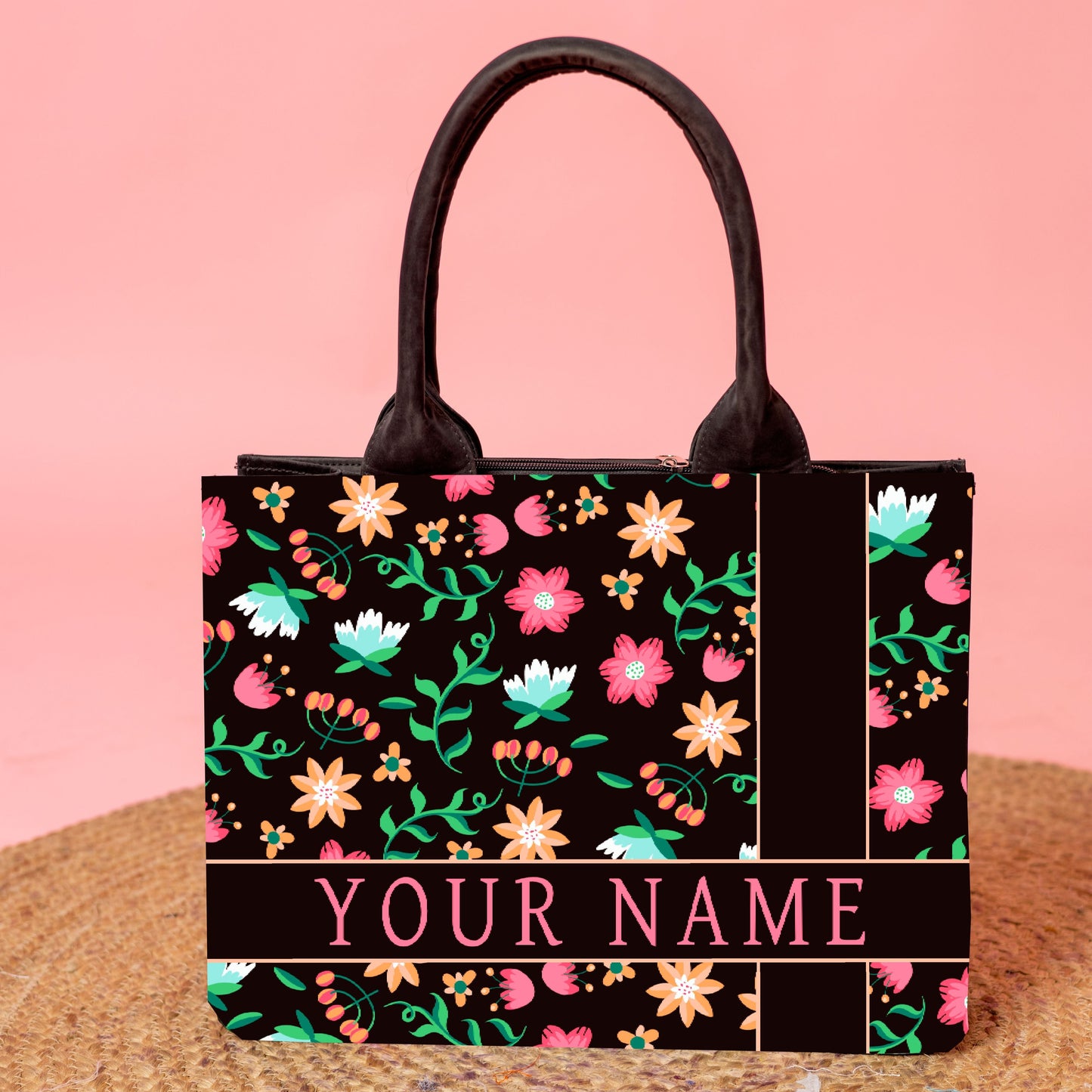 Customized Enchanted Bloom Tote