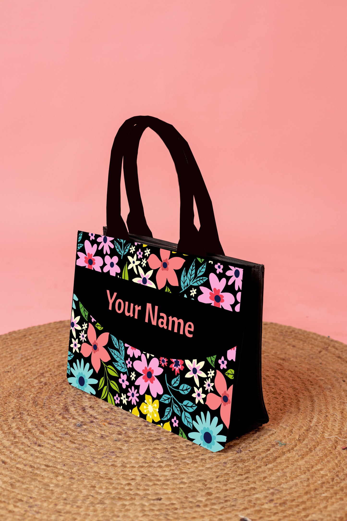 Customized embossed Flora Tote bag