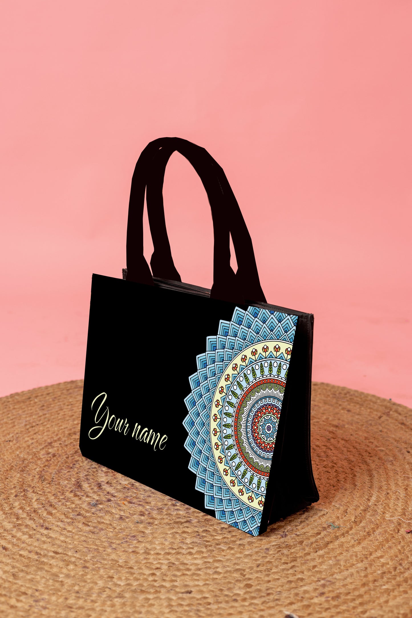 Customized Mandala art Tote Bag