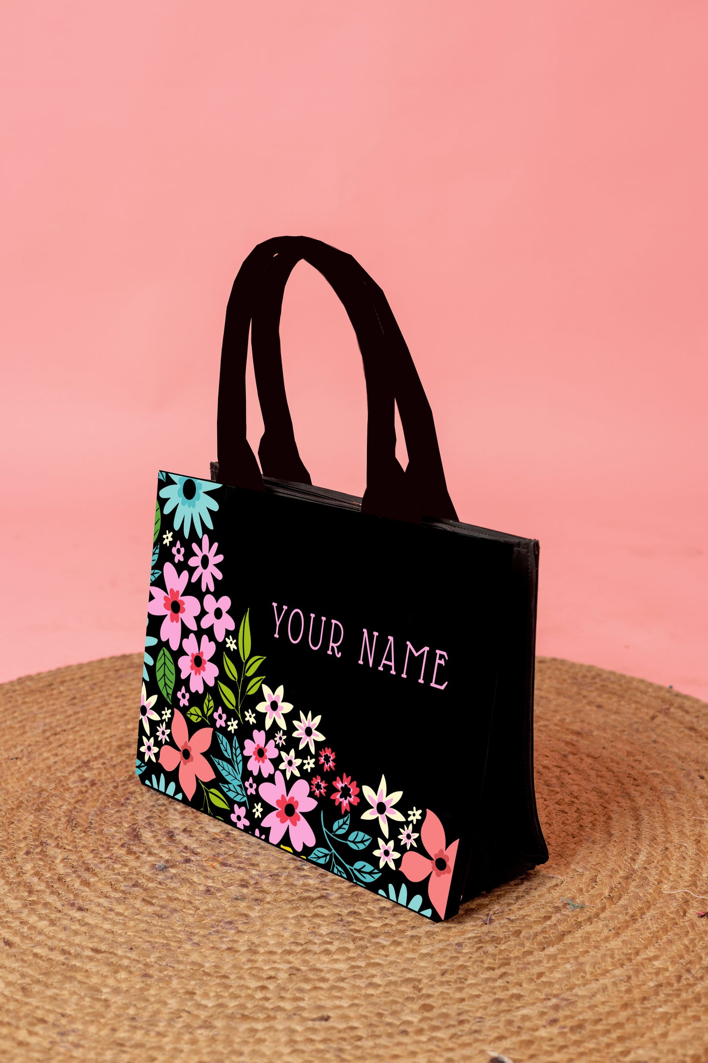 Customized embossed Flora Tote bag