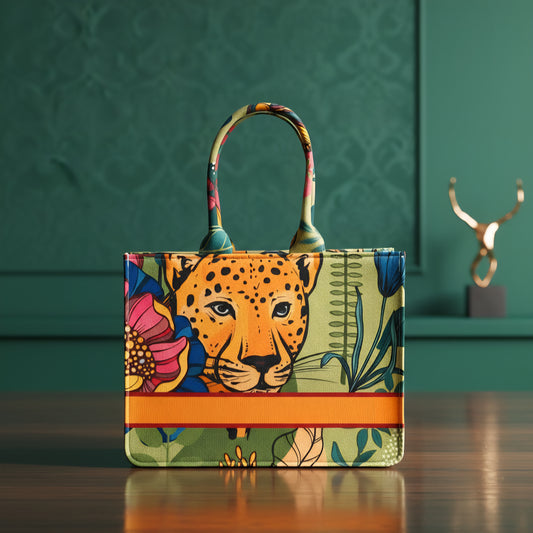 The Jungle Leopard Tote Bag