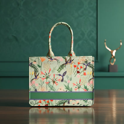 The Vintage Bird & Mum Tote Bag