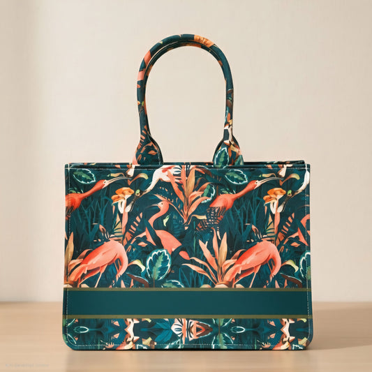 The Flamingo Oasis Tote Bag