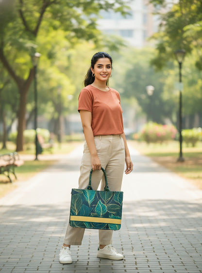 The Psychedelic Bloom Tote Bag
