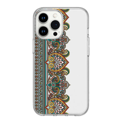 Regal Mandala Border Clear Phone Case