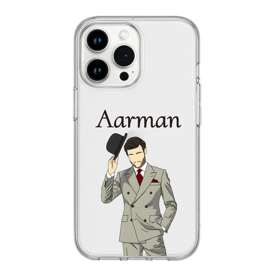Dapper Gentleman Personalized Phone Case – "Name" Edition