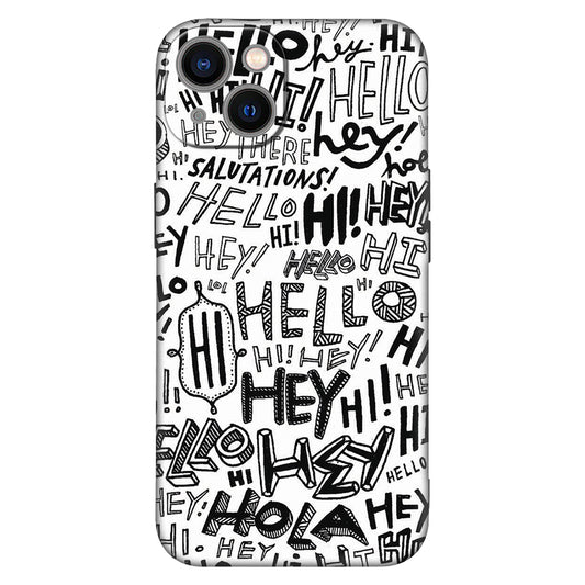 Hello Doodle Phone Case – Playful Greeting Edition