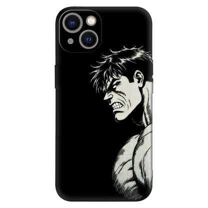 Rage Mode Comic Hero Mobile Case – Monochrome Edition