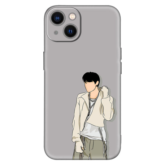 Trendy Minimalist Aesthetic Phone Case – K-Pop Inspired Design