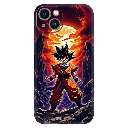 Goku's Fiery Ascent Phone case