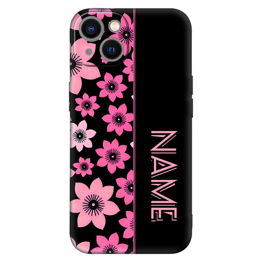 Custom Floral Name Case