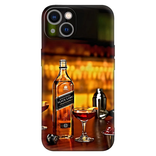 Black Label Elegance – Whiskey Bar Vibes Phone Case
